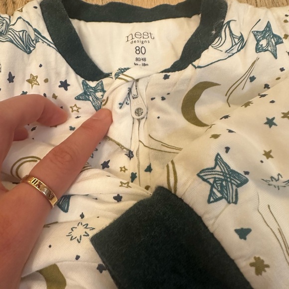 Nest Designs 2.0 Tog Bamboo Cotton Sleep Suit 6-18M - Picture 3 of 5